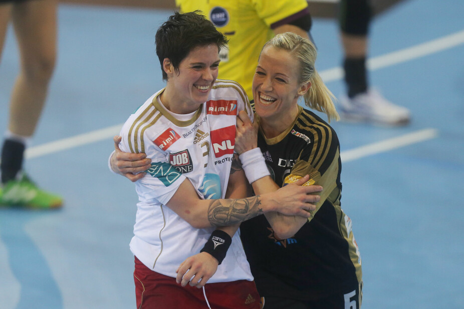 <b>HÅNDBALLJENTER:</b> Anja og venninnen Heidi Løke har vært bevisst på tankegangen sin på håndballbanen. Det har kommet begge til nytte.