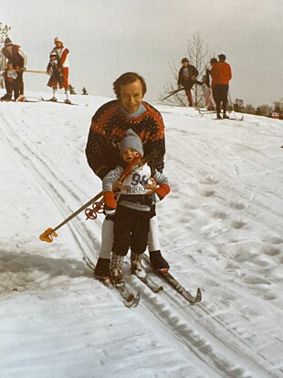 <b>I SPORET:</b> Nyquist fikk tidlig sansen for snø og ski, godt hjulpet av sin far. Som voksen har han vært på Nordpolen, på Mount Everest og på Grønland – for å nevne noe.