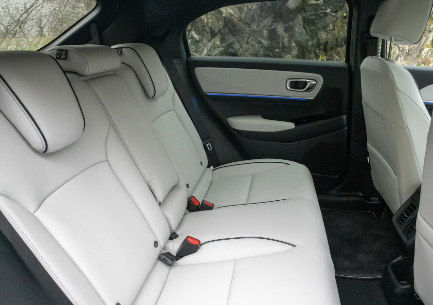 Prioritert: Honda har prioritert plassen i baksetet i forhold til bagasjevolum.