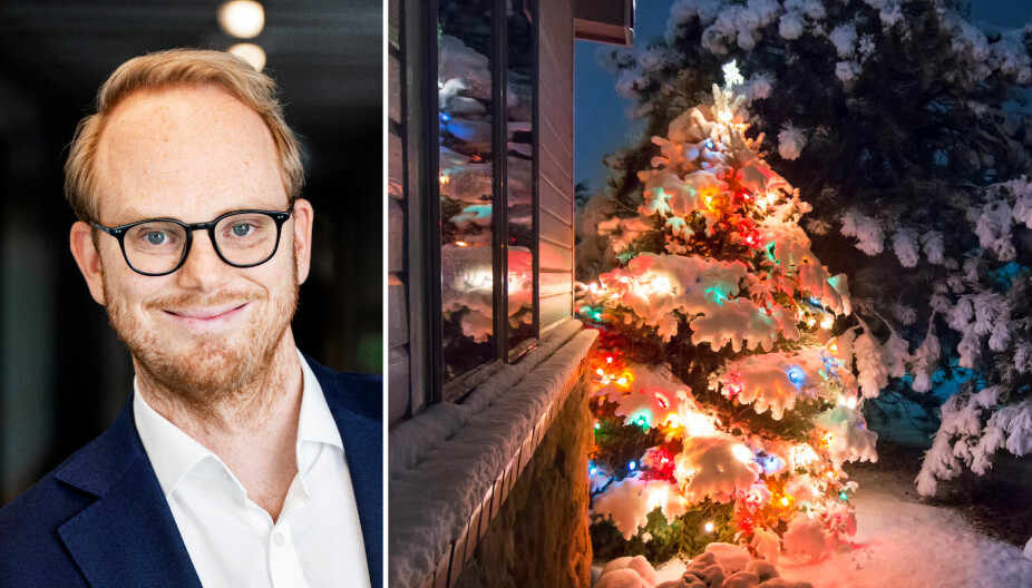 FOR MYE; FOR NÆRT? Et juletre med blinkende julelys rett utenfor stuevinduet har skapt en nabokrangel. Advokat Anders G. Haug hos advokatfirmaet Dehn gir råd.
