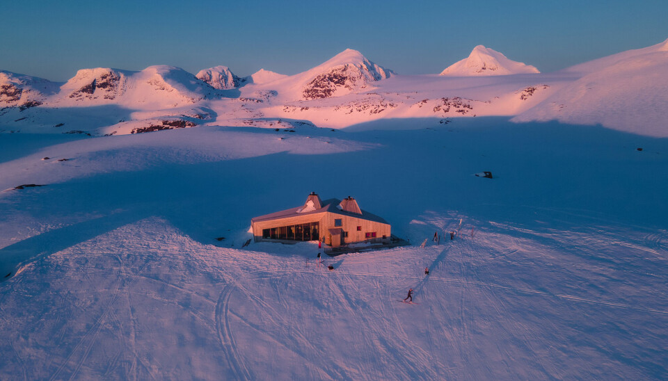 Helgeland: Rabothytta ligger 1200 meter over havet.