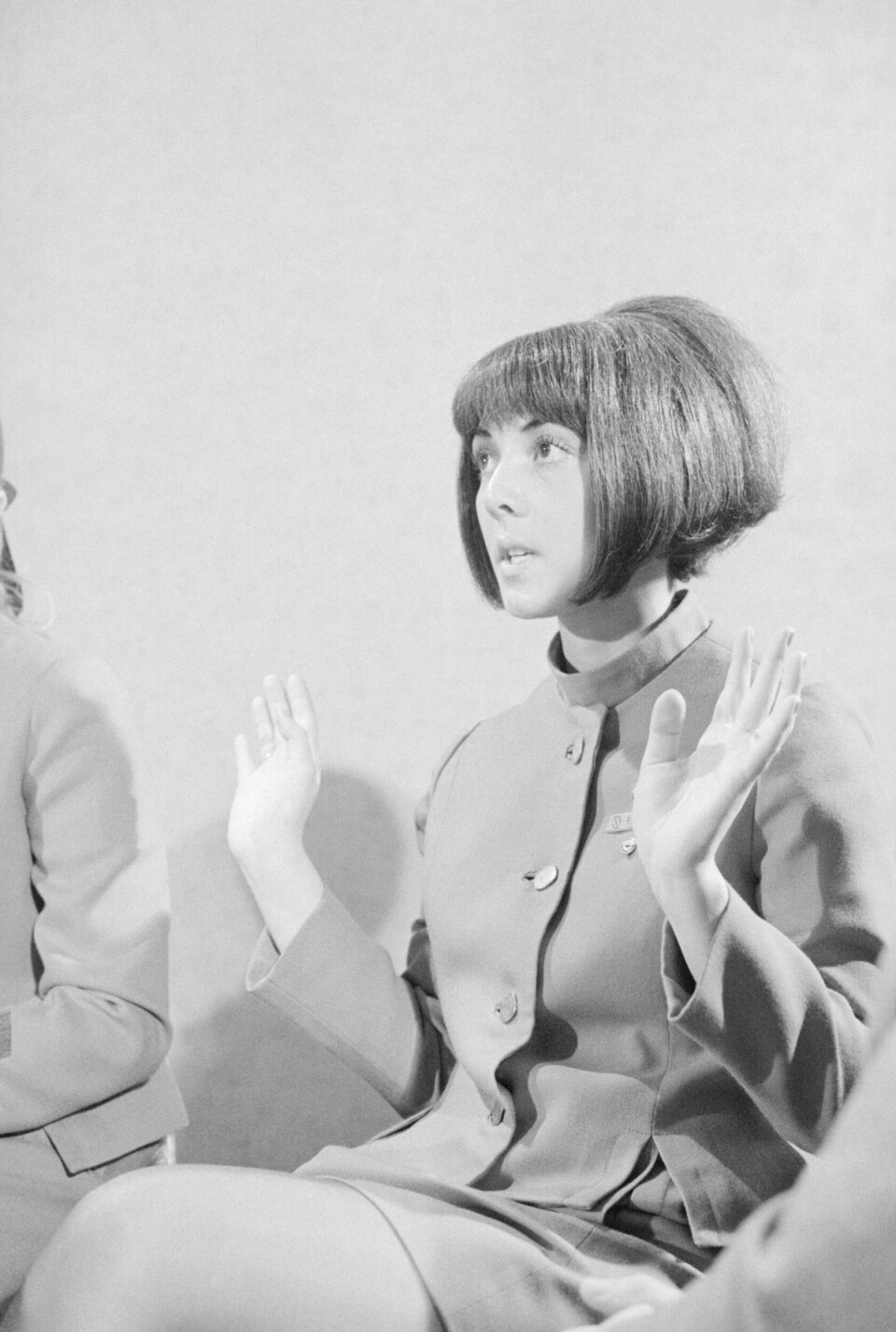 MARERITT: Flyvertinnen Flo Schaffner, på det kaprede Northwest Airlines 305-flygningen. Til Schaffner ga kapreren en lapp der det sto skrevet; I have a bomb. Foto: Getty Images