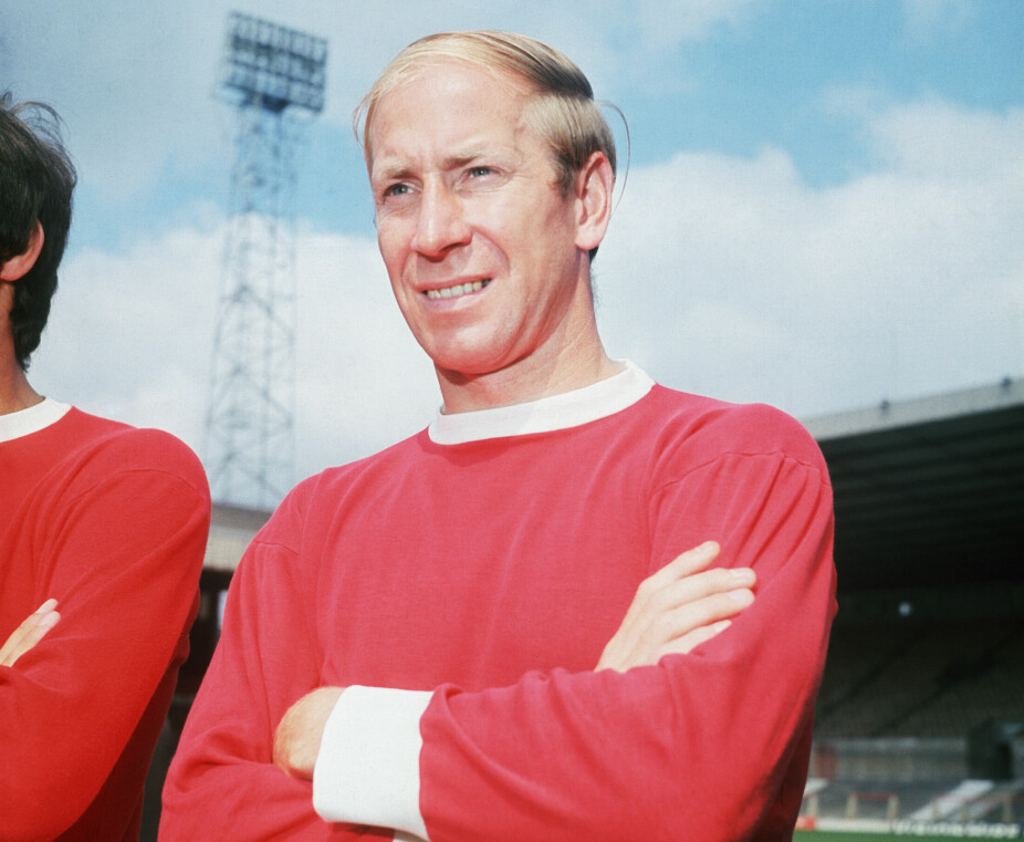 BOBBY CHARLTON: Fotballspilleren Bobby Charlton døde 21. oktober. Han ble 86 år gammel.