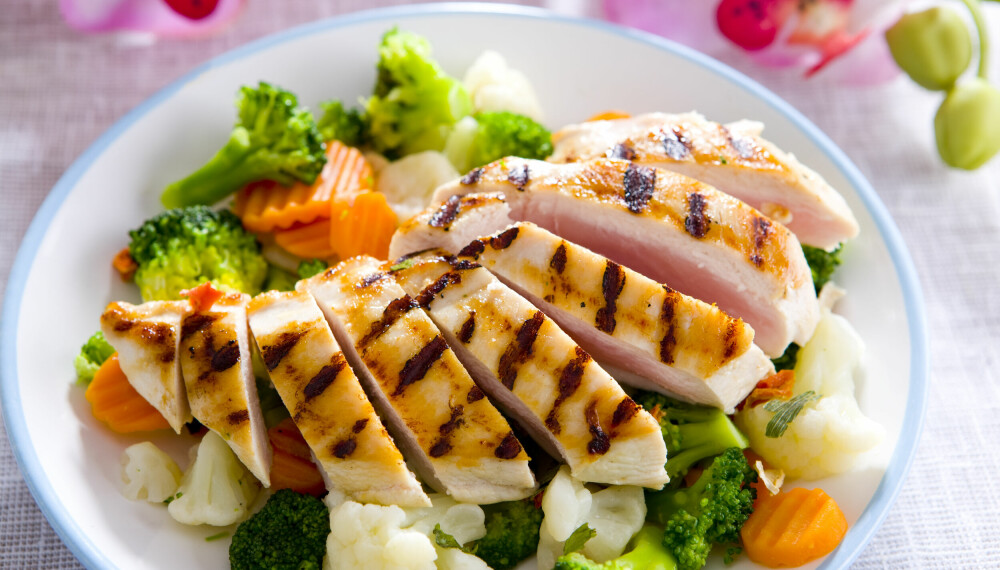 PROTEINKILDE: Kylling er en god og mager proteinkilde.