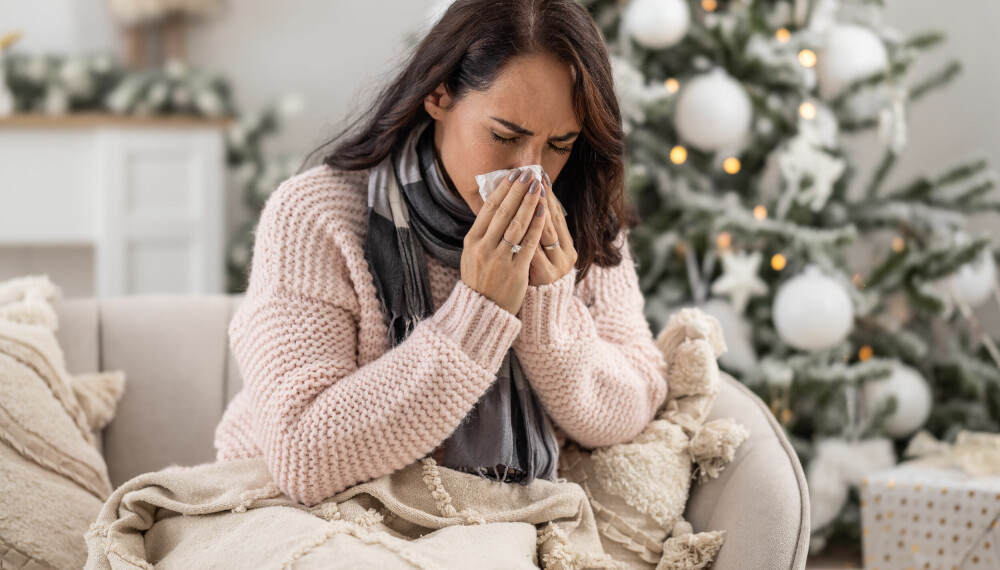 UNNGÅ BLI SYK: Det er en real nedtur å bli liggende syk i juleferien. Sjekk hvordan du kan unngå det.