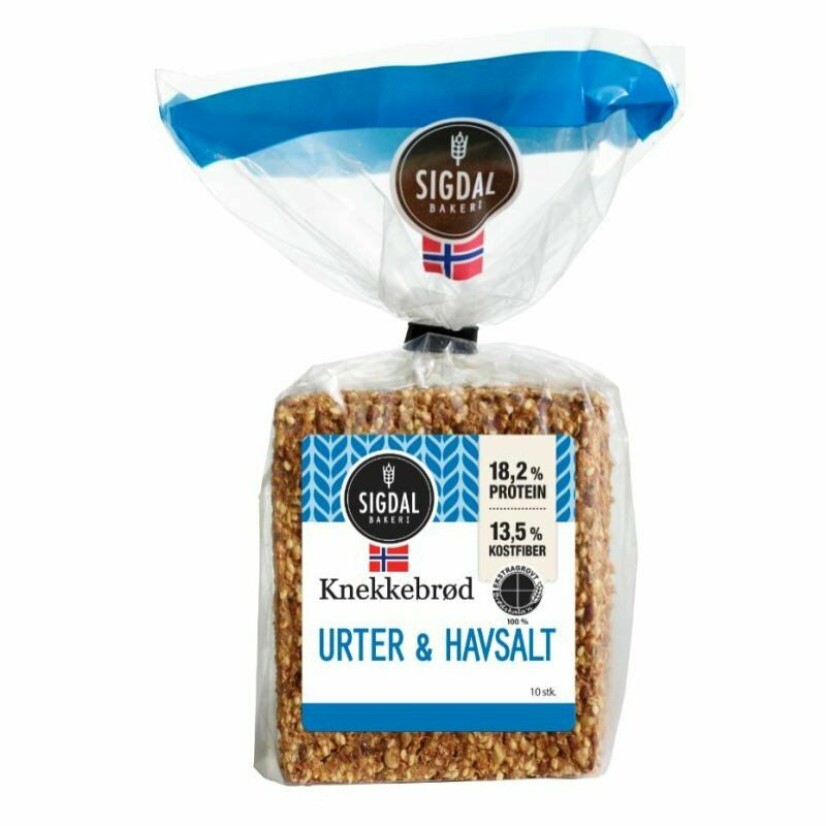 Knekkebrød urter & havsalt