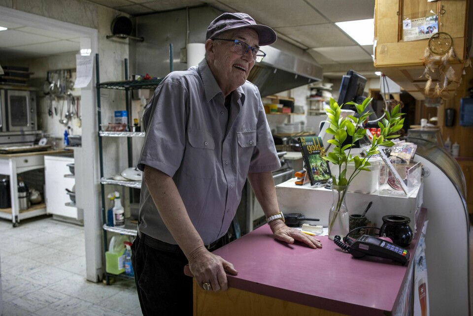 VILLMARKENS MANN: David Grieg (nei, han er ikke i familie med Edvard), kommer opprinnelig fra kysten i England, men stortrives i Yukons tjukke skog.