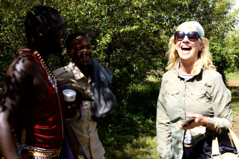 <b>I SITT ESS:</b> Anne Gro Gulla kjenner mange masaier. De kjenner henne også henne godt.