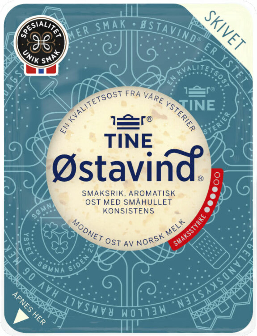 Østavind skivet.