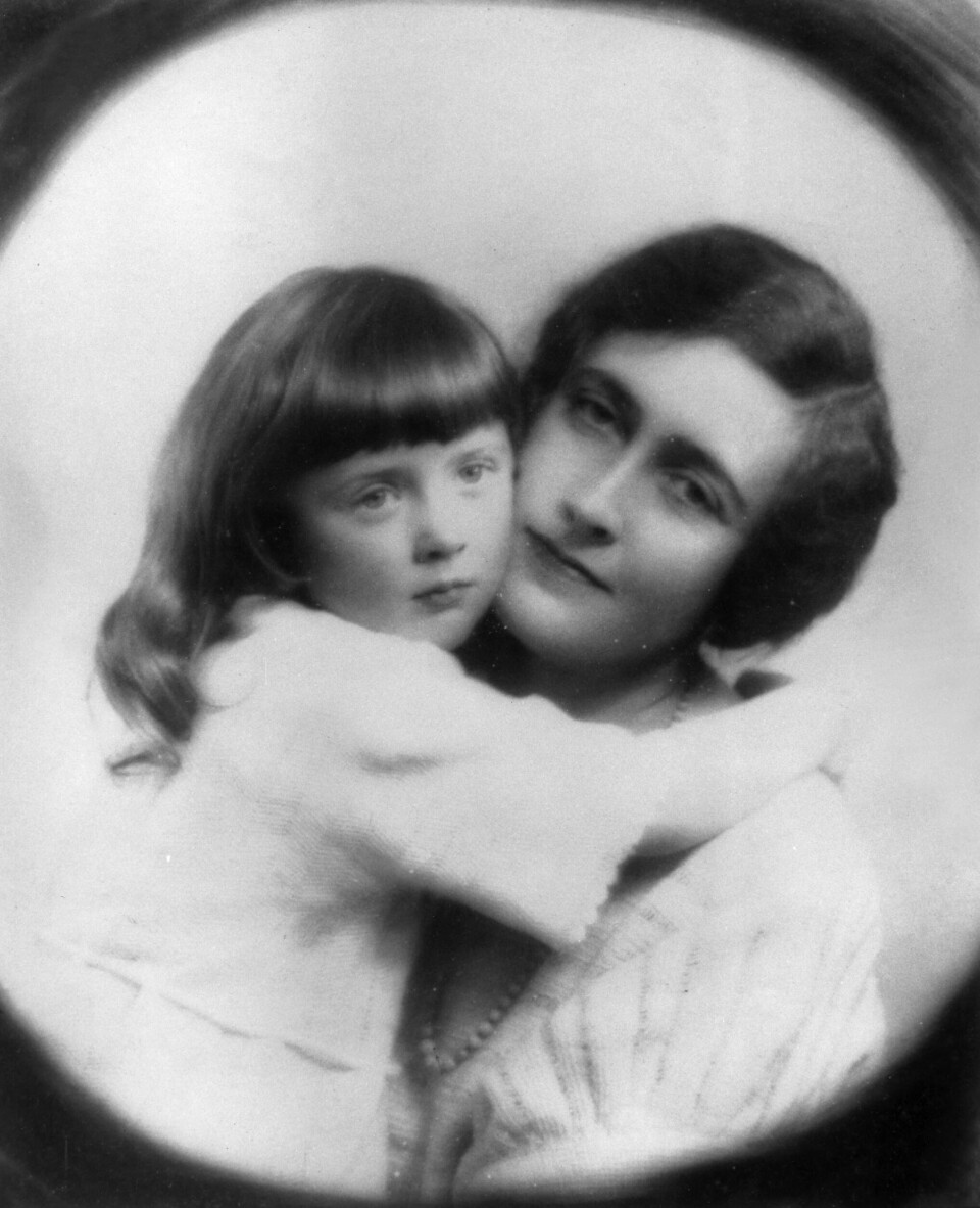 NÆRE: Agatha og datteren Rosalind. Mor og datter var sterkt knyttet til hverandre.