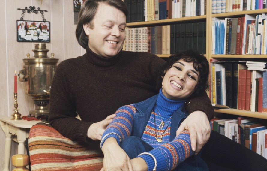 KJÆRLIGHETEN: Han fikk nei første gang han fridde til henne, men den norske journalisten Terje-Jarl Bielenberg nektet å gi opp.