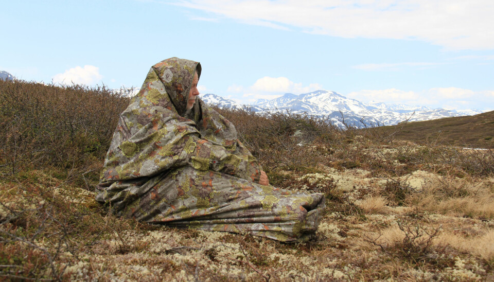 TEST AV FJELLDUKER: Når man skal ta en pust i bakken når man er ute på tur, og det er kaldt ute, kan det være avgjørende med en god fjellduk.