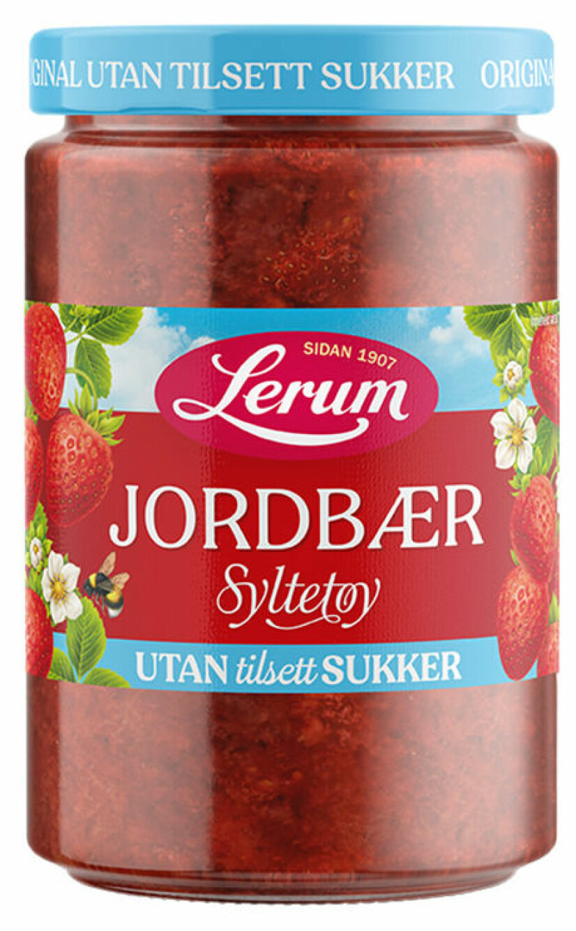 Jordbærsyltetøy original utan tilsett sukker