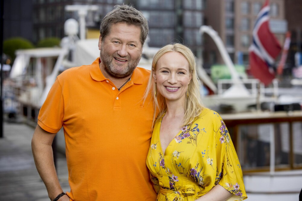 <b>STOR DRØM:</b> Programlederen er stor fan av Bjarne Brøndo, så gleden var stor da de ledet «God sommer Norge» sammen.