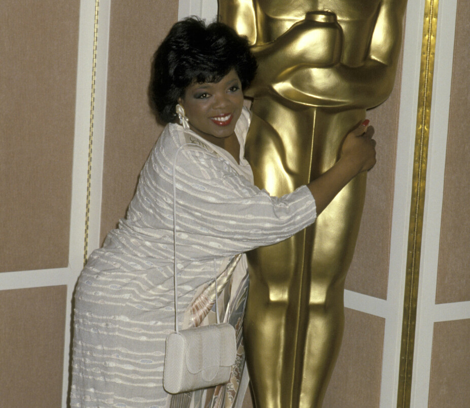 <b>KLEMTE OSCAR:</b> I 1986 var Oprah på Oscar-utdelingen. Hun var nominert for sin innsats i «Purpurfargen», men vant ikke prisen for beste kvinnelige birolle. Filmen var nominert i hele 11 kategorier, men fikk faktisk ikke en eneste pris.