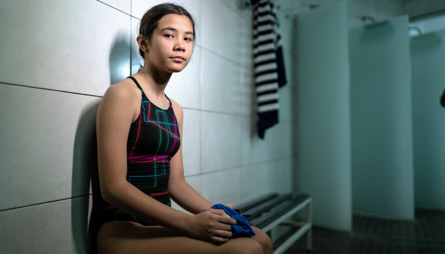 KROPPSFOKUS: Stadig flere elever synes det er ubehagelig å dusje sammen med de andre elevene i gym- eller svømmetimene på skolen.