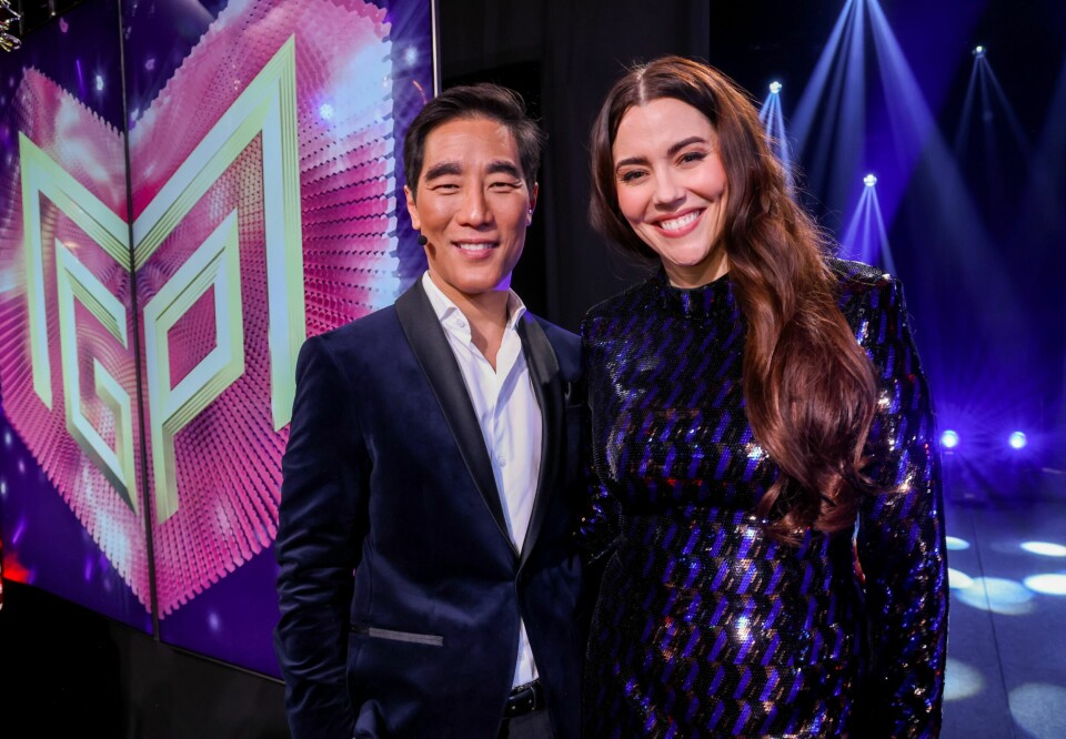 NY PROGRAMLEDERDUO: Både Marion og medprogramleder Fredrik Solvang var genuint glad i Melodi Grand Prix allerede før de fikk tilbud om programlederjobben.