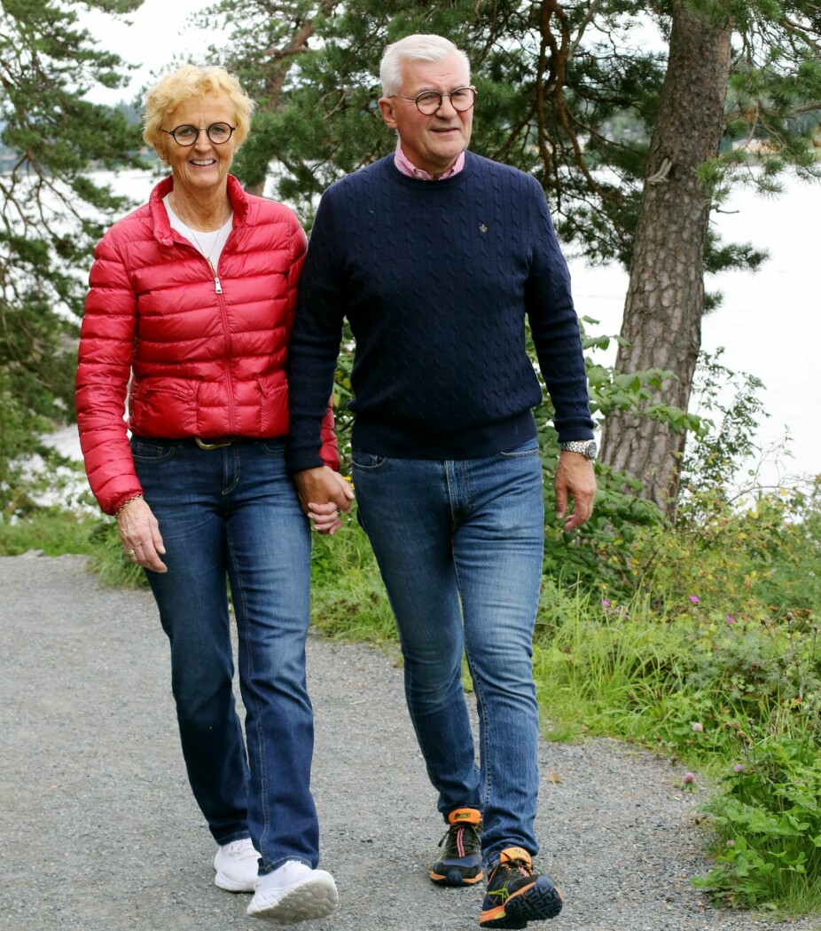 <b>TUR:</b> Nå har ekteparet fått noen års avstand til dramatikken, de går ofte tur på Kalvøya i Bærum der de bor.