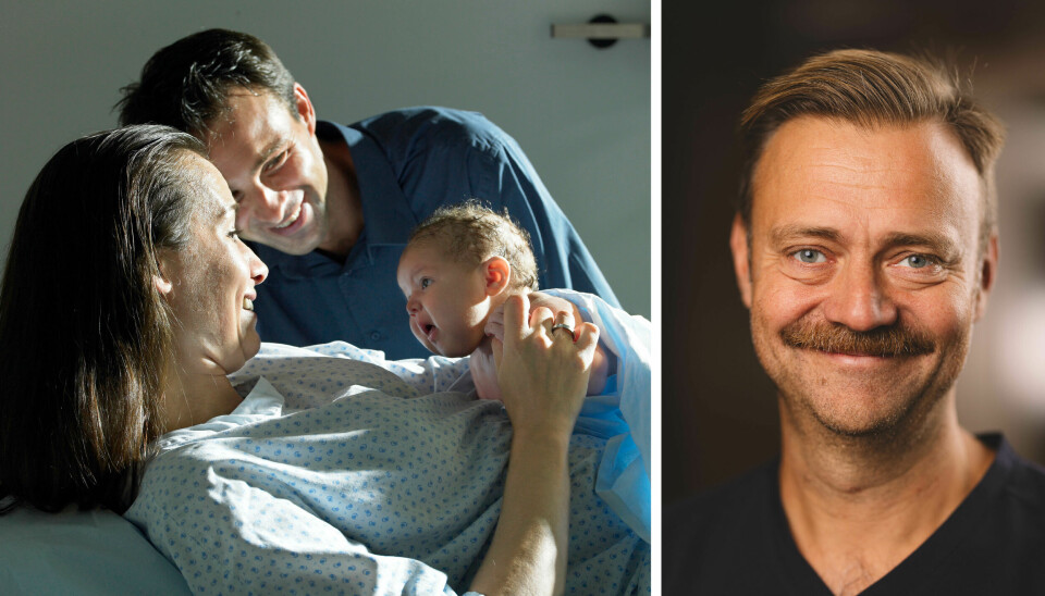 NAVLESTRENGEN: Hvor lenge bør man vente før man kutter navlesnoren etter fødsel? Thorbjørn Brook Steen, som er fødselslege ved C-Medical, Elverum og Arendal, forteller hva som er anbefalt.