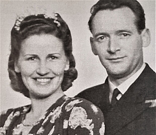 <b>KJÆRLIGHETEN:</b> Etter krigen møtte Nancy Landås kjærligheten og giftet seg med maskinsjef Ole Haakon Bentsen, som hadde sin egen sterke krigshistorie.  