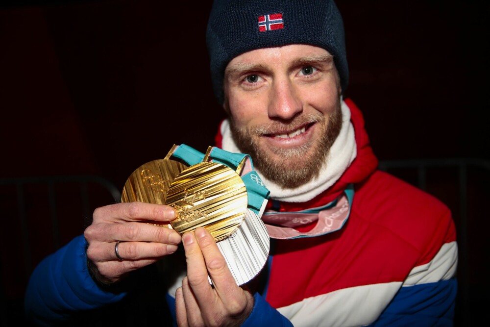 <b>EN VINNER:</b> Martin tok flere medaljer under skikarrieren. I OL i Pyeongchang ble det to gull og et sølv.