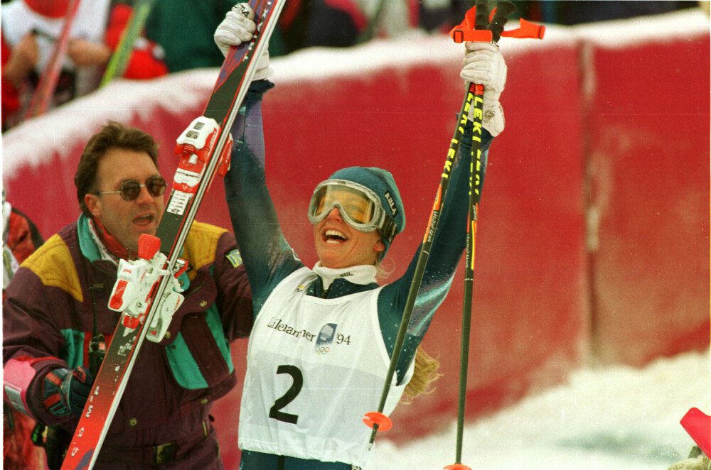 <b>BEST OVER KULENE:</b> Gullvinner Stine Lise Hattestad var virkelig på hjemmebane under OL, med en far som var fra Lillehammer. Hun sto også på K2-ski som var produsert hos norske Madshus. 