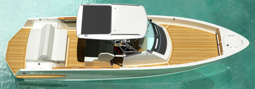 ÅPEN: Konseptet gir god uteplass og bevegelsesfrihet om bord