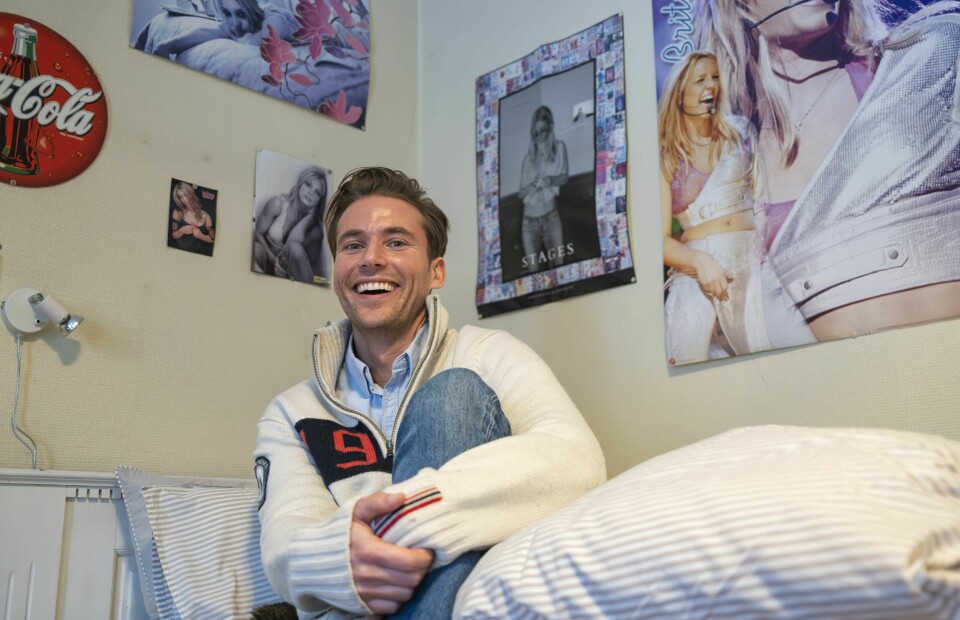 BRITNEY-FAN: – Ja da, jeg er Britney Spears-fan, innrømmer «Farmen»-vinneren. Plakatene av henne henger fremdeles på gutterommet hos foreldrene.