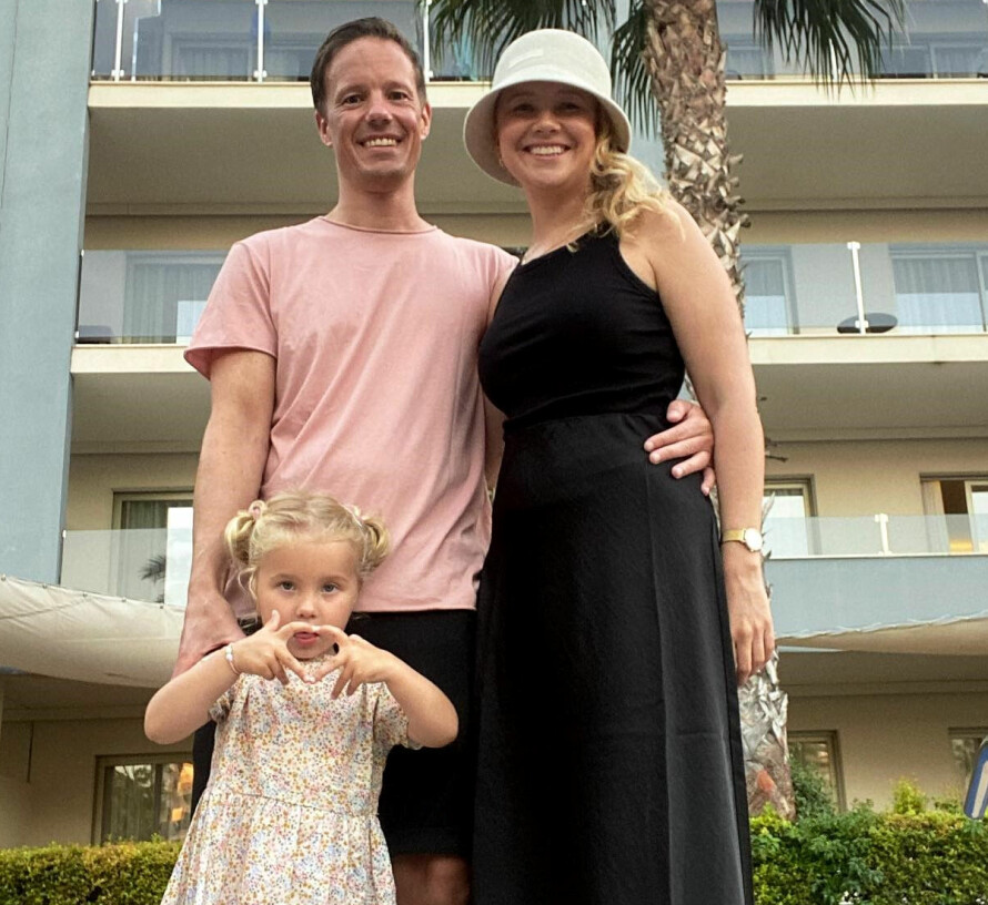 FERIE: – Først i oktober kunnen vi ta sommerferie i fjor. Da fikk vi en etterlengtet tur til Alcudia.