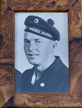 <b>SKYTTER:</b> Harry Busk Halvorsen tok utdannelse som skytter i marinen og seilte ute under hele andre verdenskrig.