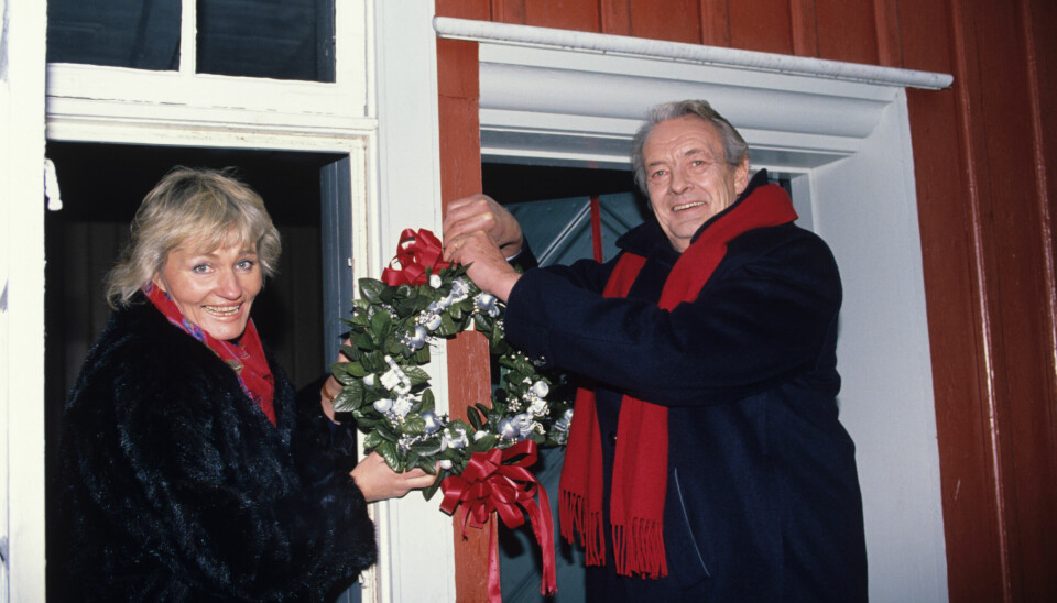 ERIK BYE: Sammen med Erik Bye ledet Toppen Bech programmet 'Den blå timen' på NRK i 1985 og 1986.