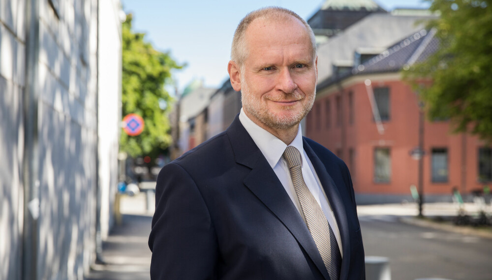 OVERRASKET OVER OPPGANG: Administrerende direktør Henning Lauridsen i Eiendom Norge, bransjeorganisasjonen for norske boligmeglerforetak.