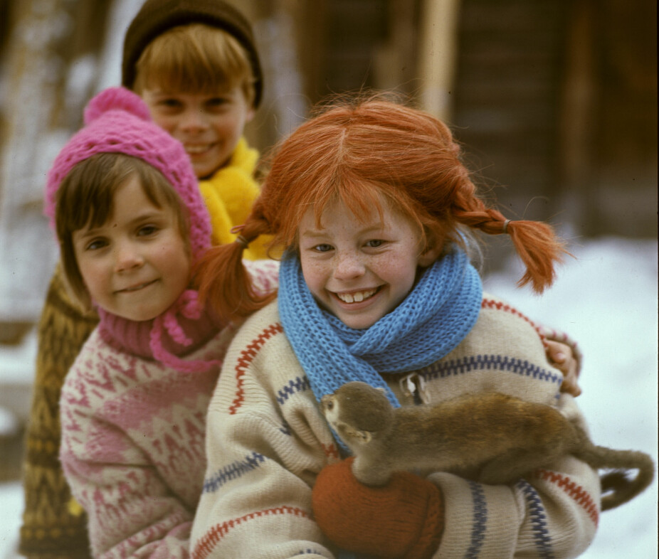 POPULÆRT TREKLØVER: Pippi, Annika og Tommy tok Norden med storm da Pippi-serien og filmen kom på slutten av 1960-tallet.