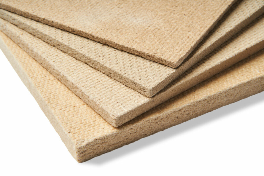 FLERE TYKKELSER: Hunton Silencio-plater fås i tykkelsene 4 mm, 6 mm, 8 mm og 12 mm.