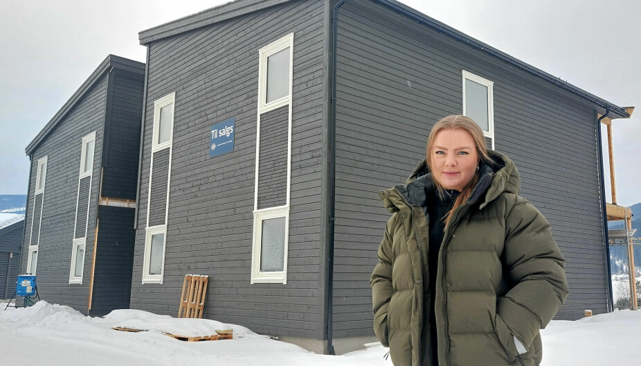 <b>UTBYGGER: </b>Nordbohus Innlandet er i gang med flere prosjekter på Vinstra i Gudbrandsdalen. Inger Elise Sveen forteller at<b> </b>to av disse åtte leilighetene er solgt allerede.