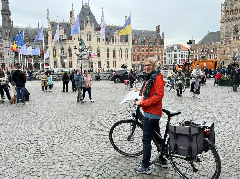 <b>VARIASJON:</b> Ikke dumt å bytte ut togsetet med sykkel for en dag. Her i Brügge i Belgia.