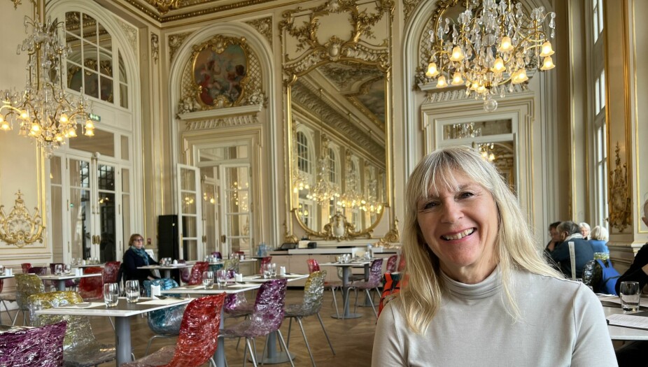 <b>OPPGRADERING: </b>Vi valgte litt staseligere spisesteder enn på 1970-tallet. Her fra restauranten på Musée d’Orsay i Paris.