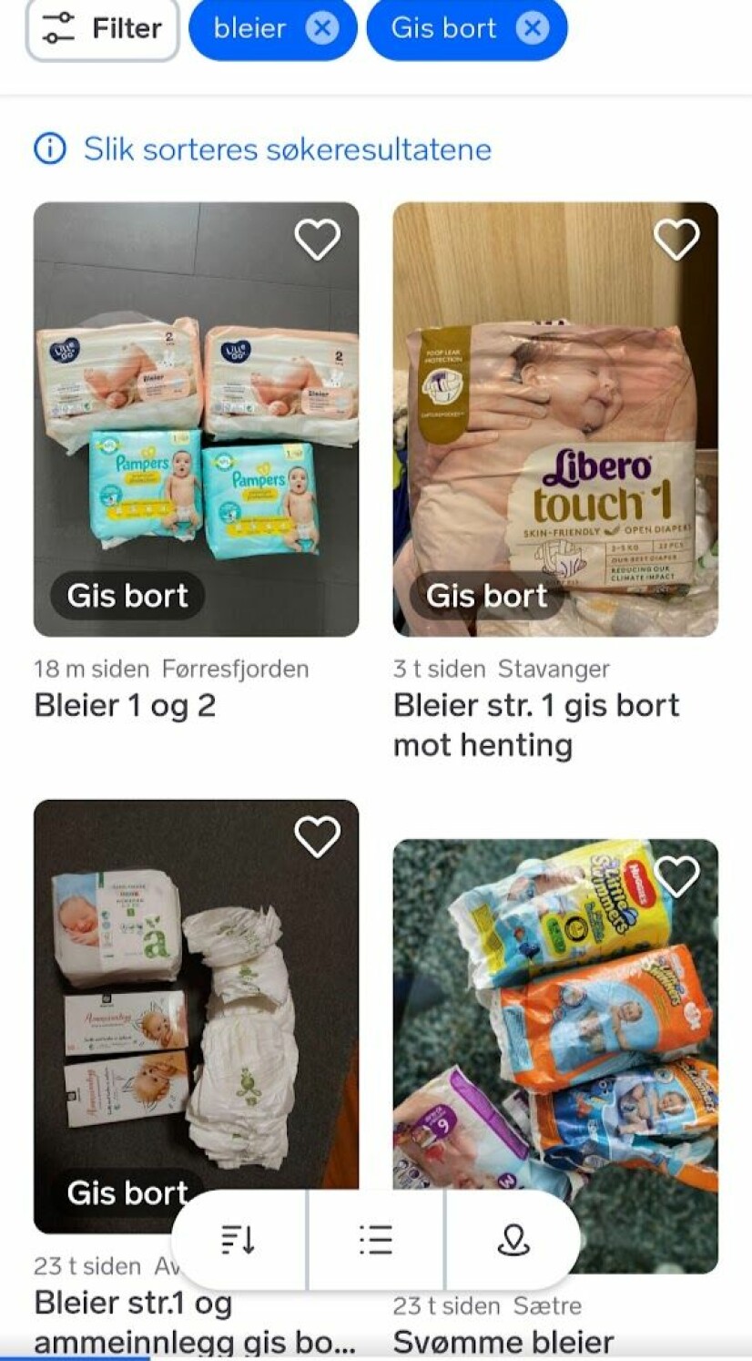 LETT Å BRENNE INNE MED: Nybakte foreldre kan fort brenne inne med mye bleier i de minste størrelsene. Eller i de største, dersom barnet slutter med bleier før man forventer det.