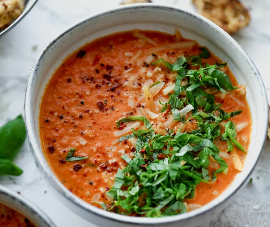 OVNSBAKT SUPPE: Denne suppa kan også fryses, slik at du ikke trenger å lage mat hver dag.