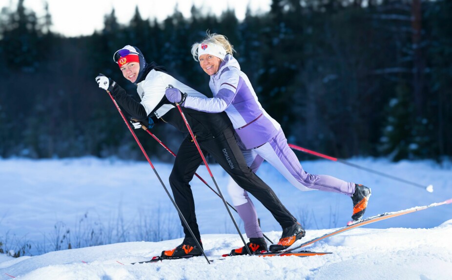 <b>UNG OG LOVENDE:</b> Kristian Moen Bonden har gått på ski hele livet. Sammen med mamma Anita Moen trener de sammen flere ganger i uken.