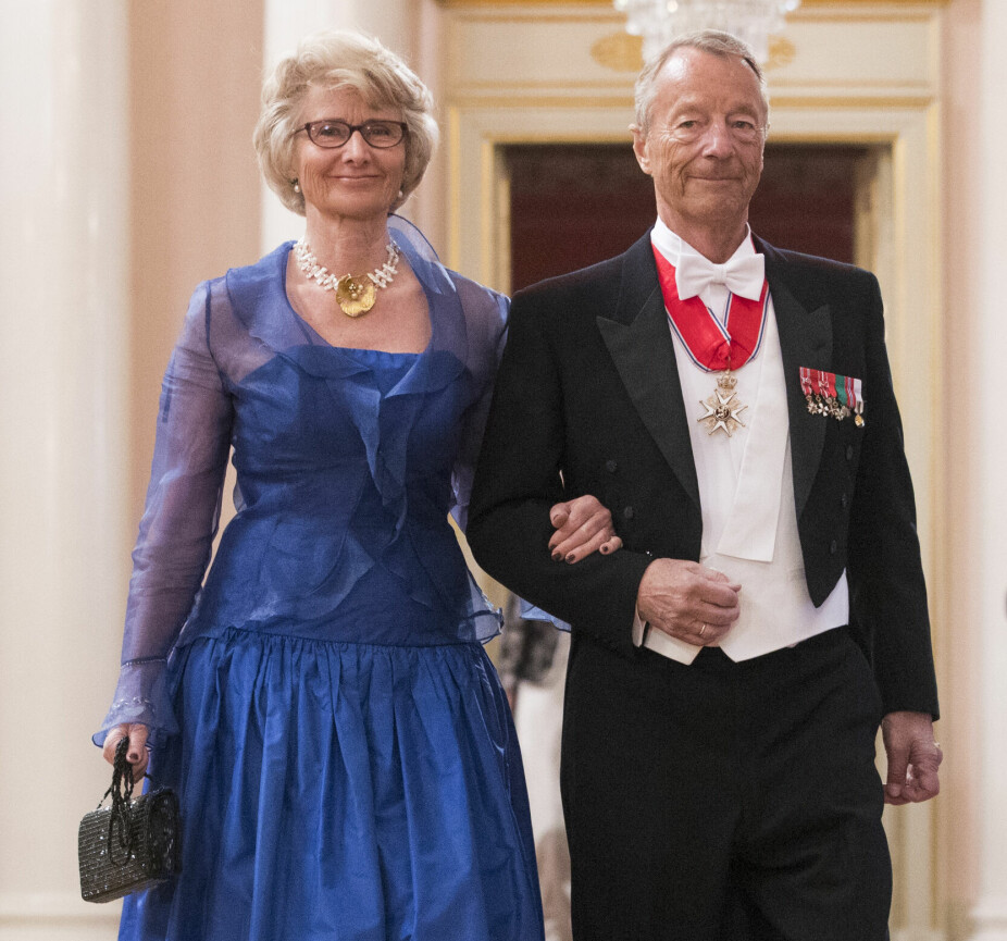<b>KONGEVENN:</b> Gerhard og kona Cath var selvskrevne gjester under kongeparets 80-års feiring i 2017.