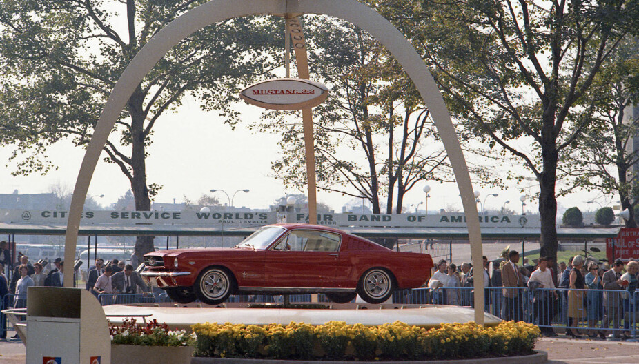 60 år siden: Ford Mustang hadde premiere på verdensutstillingen i New York i 1964.