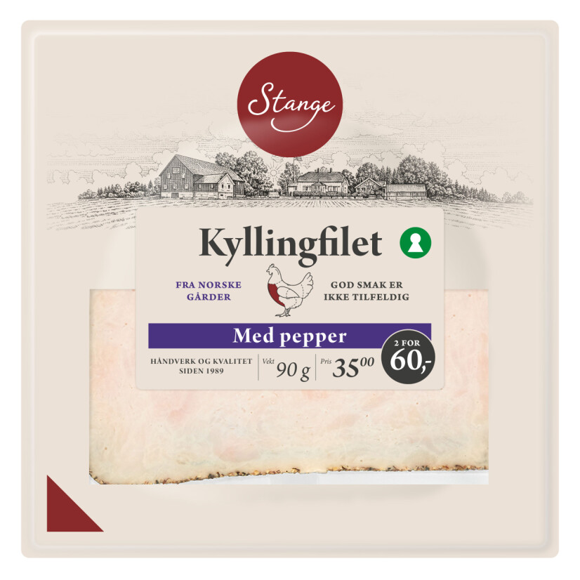 Kyllingfilet med pepper