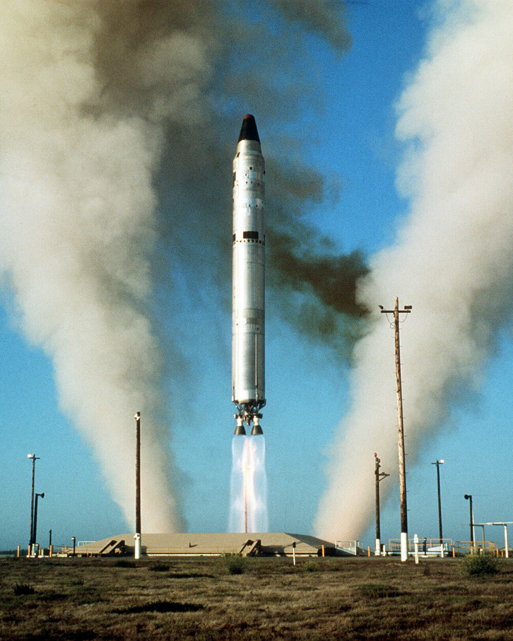 <b>HISTORIENS KRAFTIGSTE:</b> Titan II-missilet var det kraftigste i USAs atomarsenal. De 54 missilene USA hadde, var nok til å utslette det meste av Sovjetunionen.