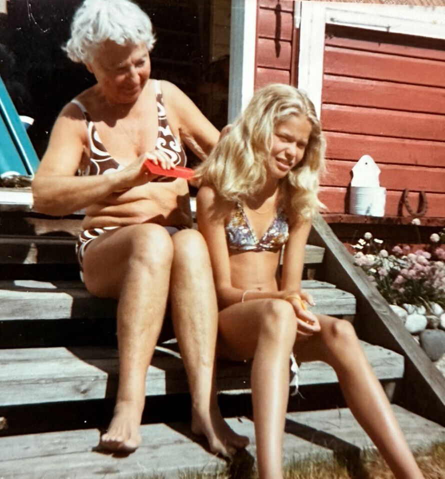 BARNDOMSSOMMER: Vendela er oppvokst i Stockholm, men tilbrakte alle sommerferier i hele oppveksten hos mormor på hytta i Lillesand.