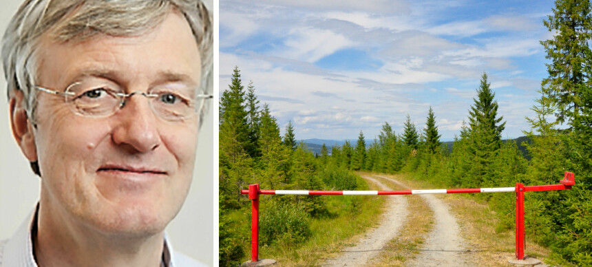 Vi mener vi har rett til å kjøre over nabotomta, men nå har grunneier sperret veien for oss