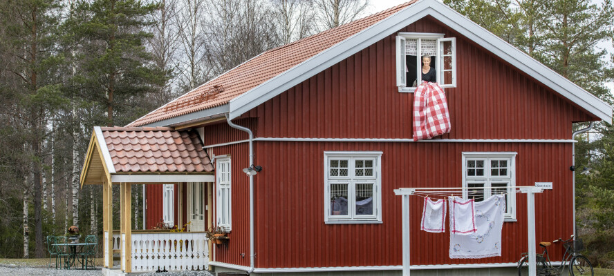 Huset til Therese ser gammelt ut, men det har en hemmelighet