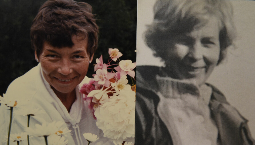 PÅSTÅTT TVILLING: Her er Lita (t.h.). Halvsøstrene hennes mener Olaug er tvillingsøsteren hennes. Olaug og Lita ble født på samme dag i samme område. Olaug til venstre.