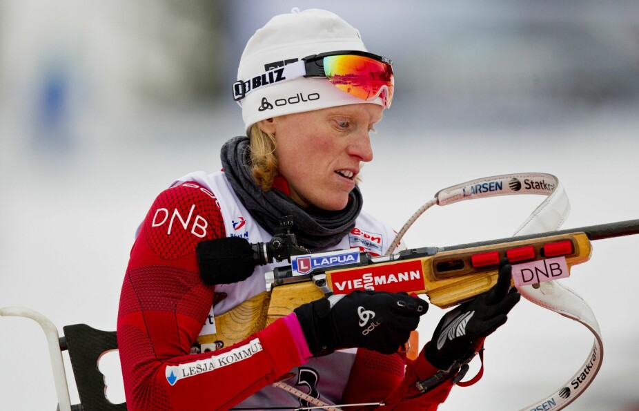 <b>SUVEREN: </b>Tora var den første norske kvinnelige skiskytteren som tok OL-gull.