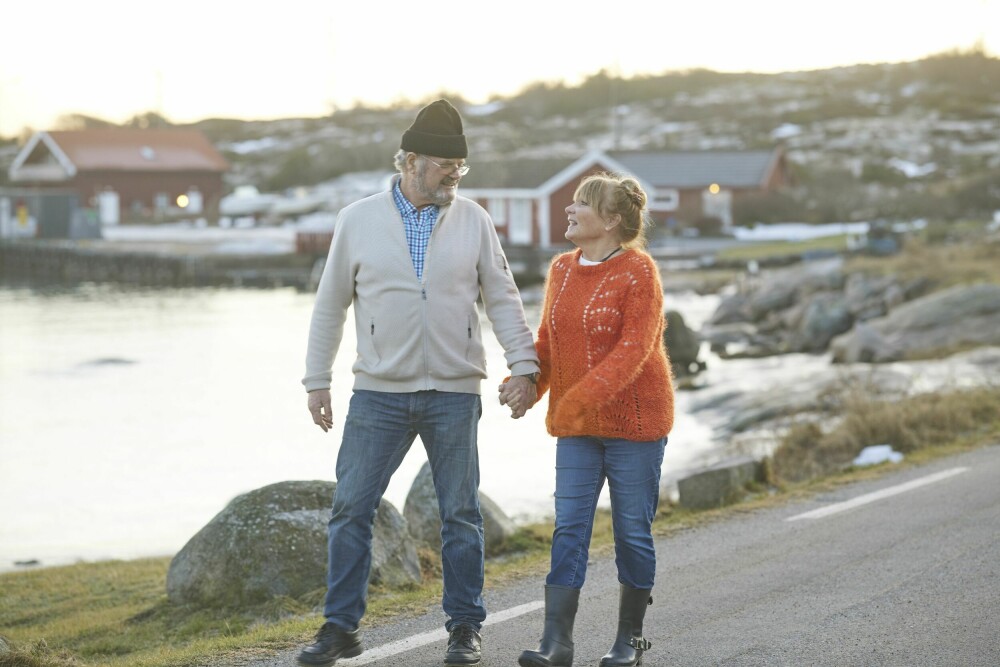 <b>VAKRE OMGIVELSER:</b> Kirsti byttet ut storbylivet med kystlandskapet Asmaløy på Hvaler – og den store kjærligheten, Arild.
